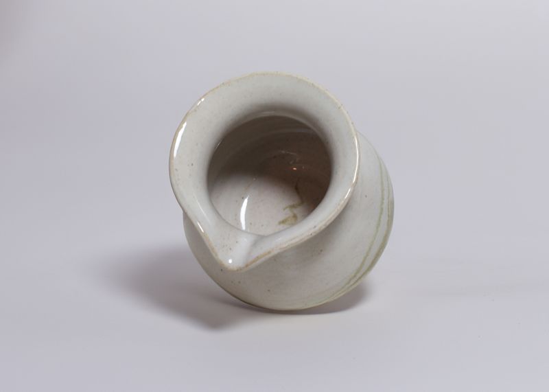 White jar from above