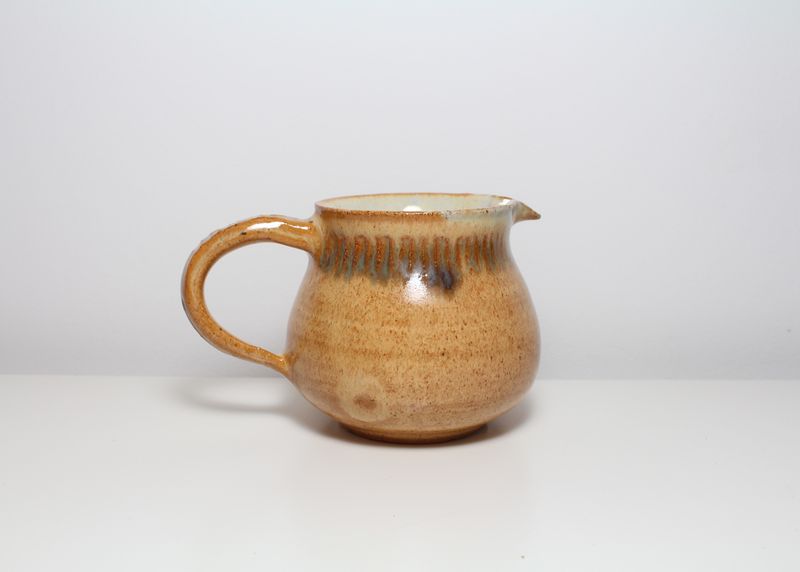 Amber sake pitcher